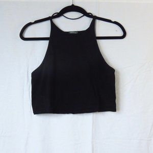 Halter Crop Top (Black)